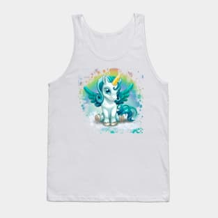 unicorn under the rainbow Tank Top